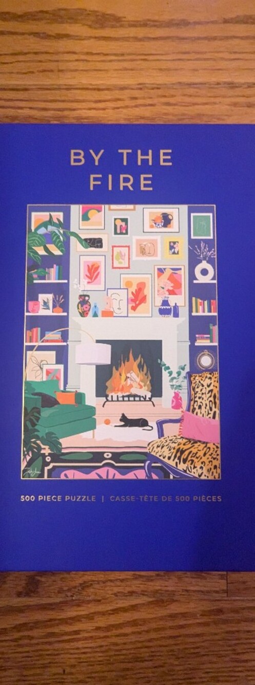 Nwt - Hobbry 500 Piece Puzzle - By the Fire